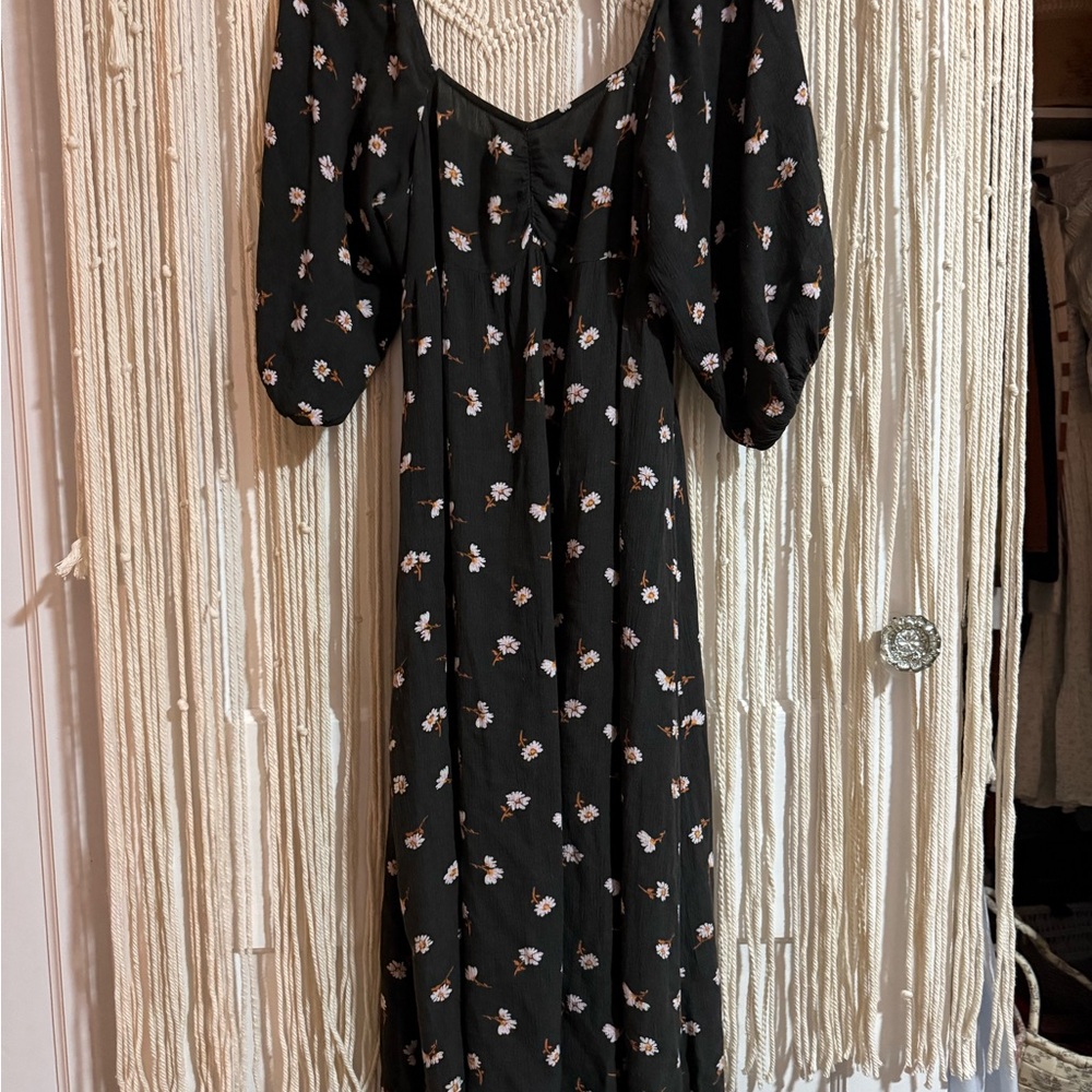 Billabong Floral Black Dress